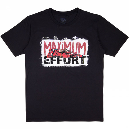 Deadpool Maximum Effort with Dogpool T-Shirt